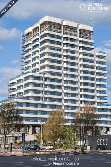 ✅Marina Tower by Alpha Builders | 2 camere » 52m² utili + terasă 19m² | Mamaia