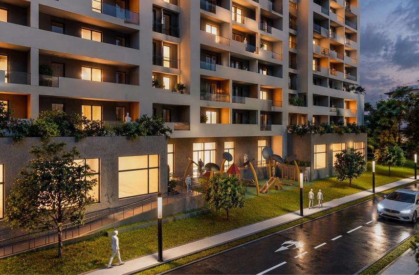 2 camere | Complex cu piscină | Balcon+logie| Direct dezvoltator| Splaiul Unirii