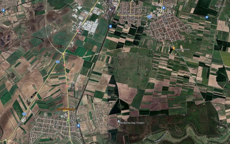 De vanzare teren, comercial, industrial, logistica, nu necesita PUZ, Sag - Timis