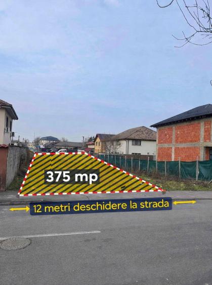 Teren intravilan, 375 mp, toate utilitatile, zona stadion Ion Oblemenco-Catargiu