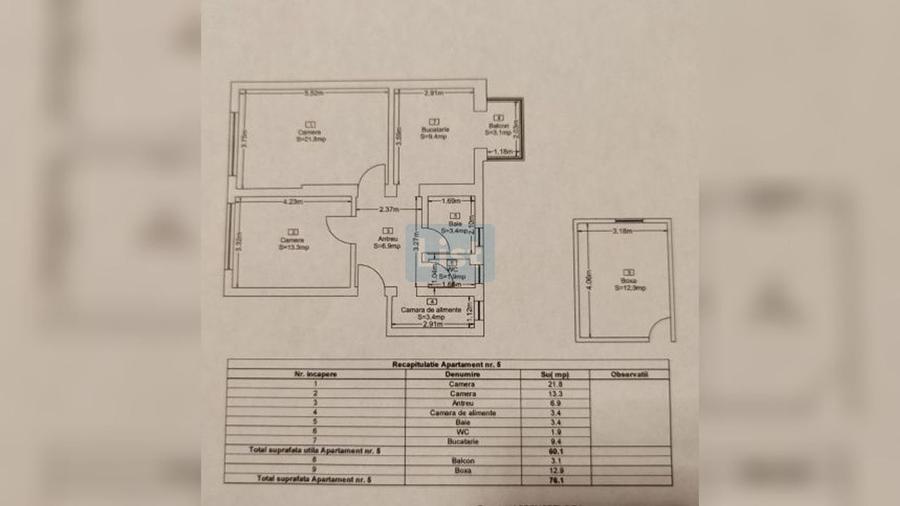 Apartament cu 2 camere decomandat Central. Comision 0!