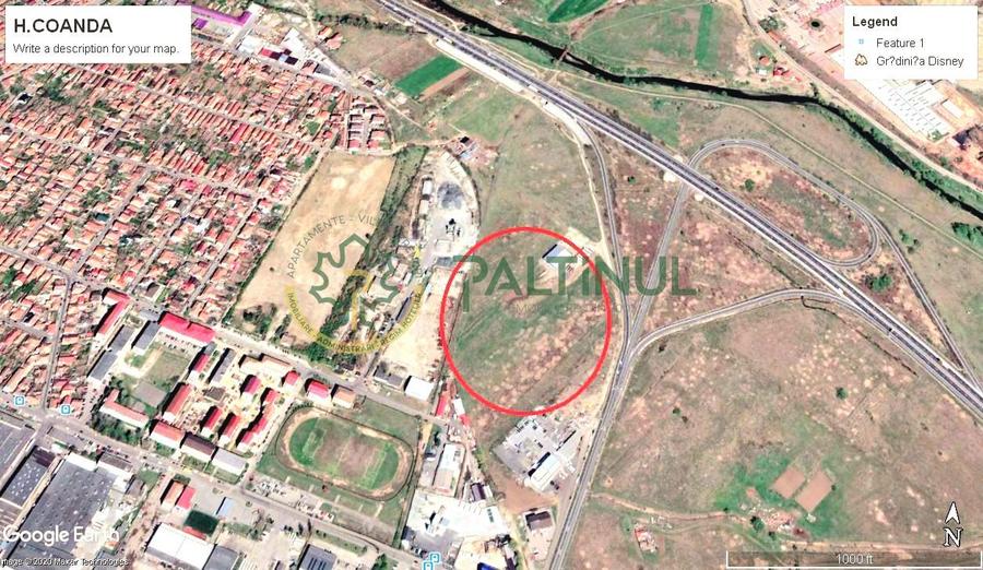 Teren industrial 10.900 mp – Henri Coandă, Sibiu