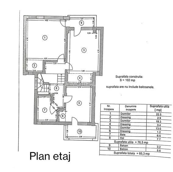 Zona Dorally, vila moderna D+P+E , 4 camere, demisol , mansarda, 400 mp teren - 4