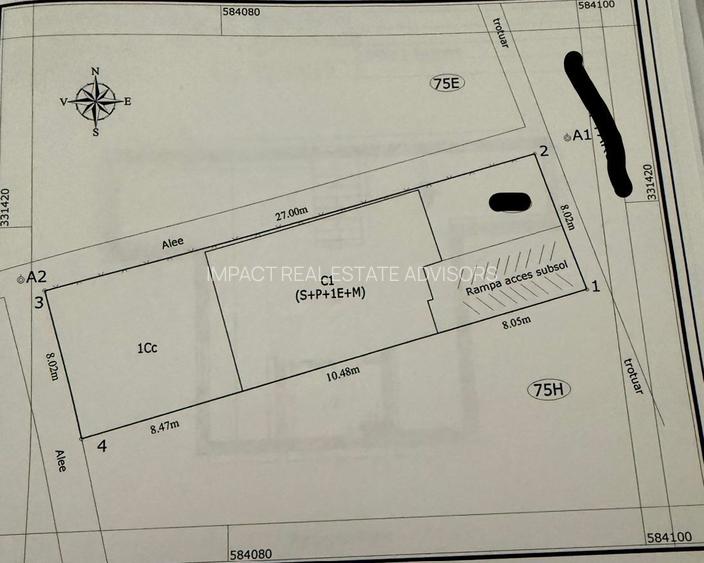 Vila D+P+ E1+M || CURTE PROPRIE SI GARAJ || EXPOZITIEI - 5