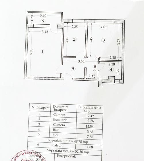 Apartament 2 camere decomandat - Casa de Cultura - 108.000 euro(Cod E6) - 12