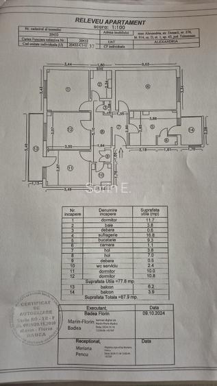 Vand Apartament 4 camere, Zona 1 Mai Alexandria - 4
