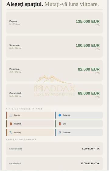 Apartament nou // 2 camere // zona de SUD ***