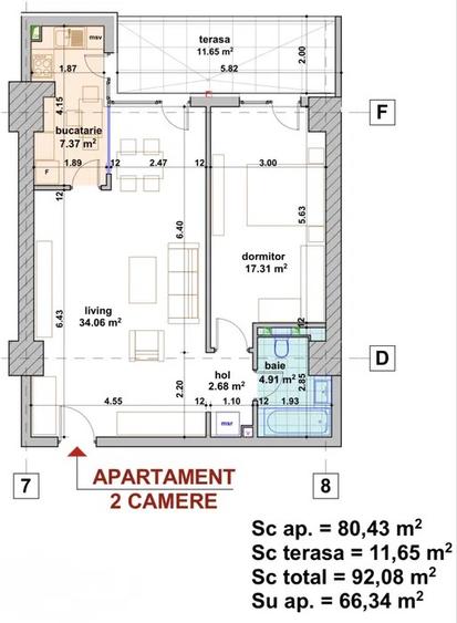 Smart Lujerului 2 Camere loc de parcare cu terasa 12 MP si prox. metrou