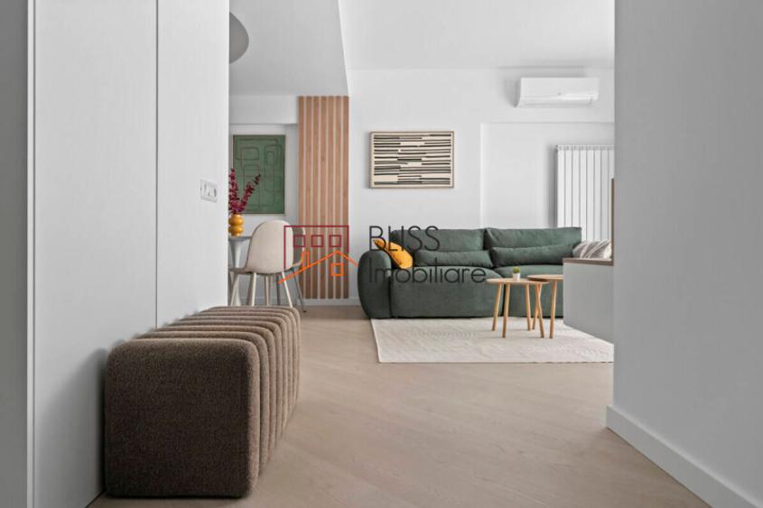 Apartament 3 camere, 2 băi, balcon, mobilat complet, finisaje premium