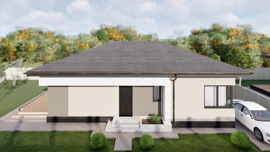 OFERTA Vile individuale parter, 4 camere, teren 410 mp, Clinceni!