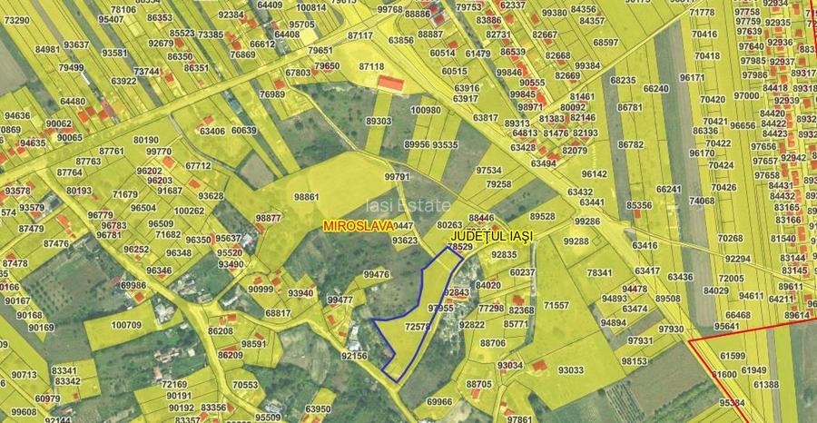 Ciurbesti zona Bisericii TEREN 7000mp intravilan cu utilitati acces si din sos d - 3