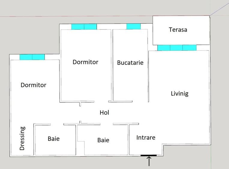 COMISION 0% | Apartament 3 Camere | 70 mp | 2 bai | Zona Lipovei
