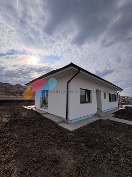 Casă pe un singur nivel + pod amenajabil, 170 mp utili, Chinteni