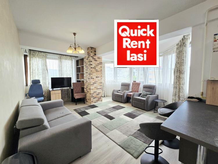 Palas Mall Bloc Nou Modern Apartament 2Camere Open Space De Inchiriat - 5