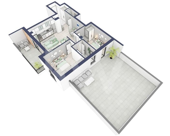 Apartament 3 camere, Parter, intabulare vara 2026