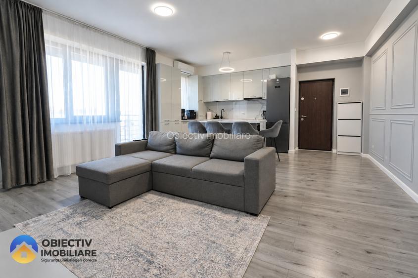Apartament 2 camere cu boxa, mobilat, bloc 2017 - str. Fermelor