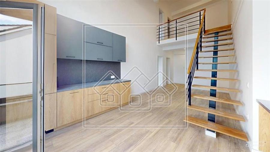 Penthouse cu 3 camere si 2 balcoane - mobilat si utilat complet
