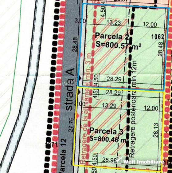 Teren 800mp pt casa individuala, PUZ si HCL colonia Sopor - 5