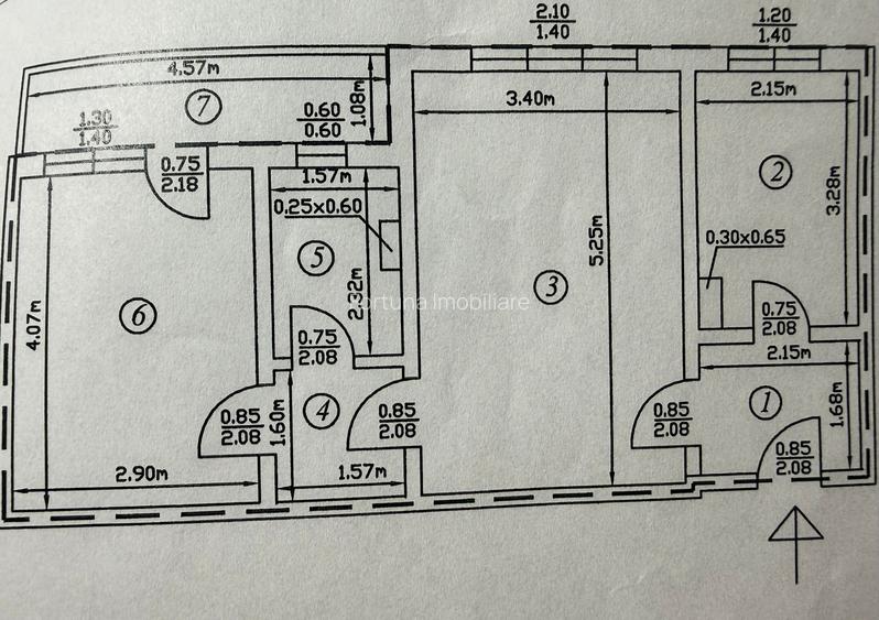 Apartament 2 camere, etaj 1, zona Centrala - 5