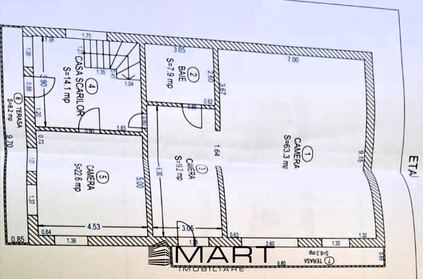 Casa 5 camere 260mp teren 350mp zona  Negoi - 10