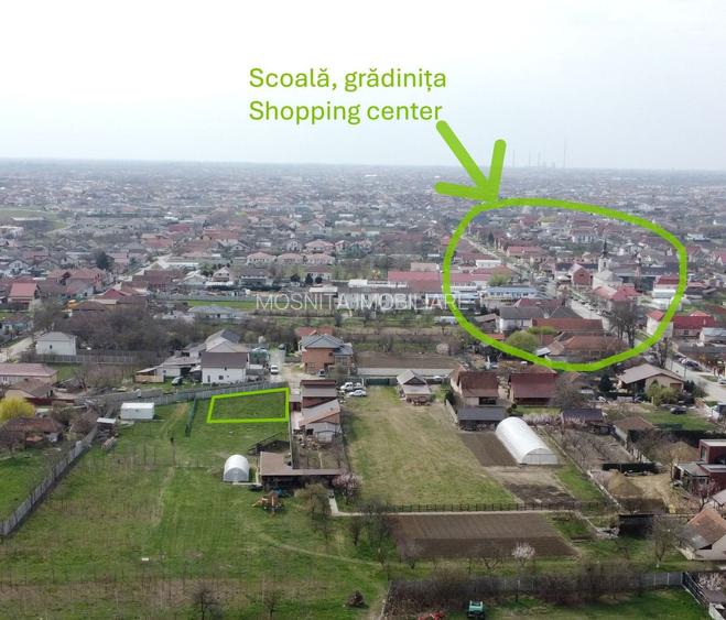 Teren lângă Timișoara, 601 mp | utilități la poartă | 105 €/mp - 5