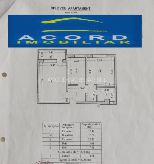Casa de cultura-apartament 2 camere decomandat cu gaze - 14