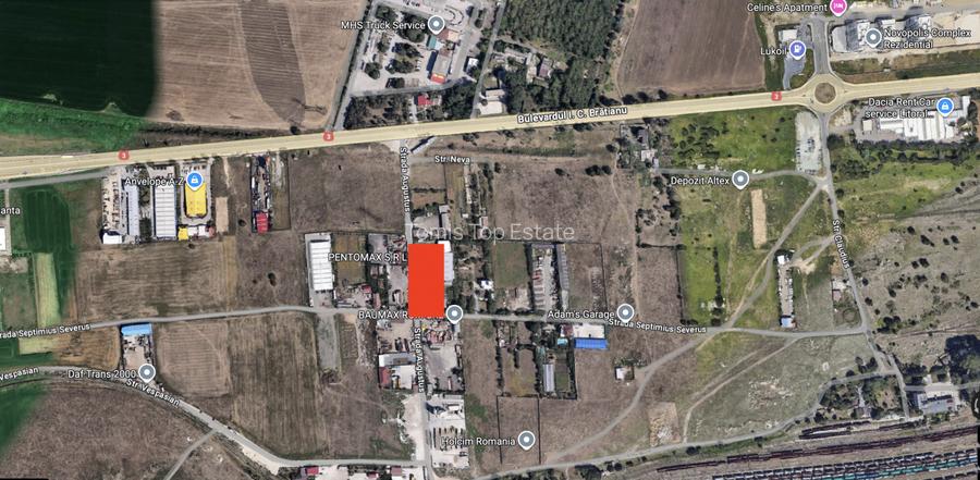 Teren industrial in Constanta 5000 mp cu PUD aprobat Hale AUTOSTRADA - 5