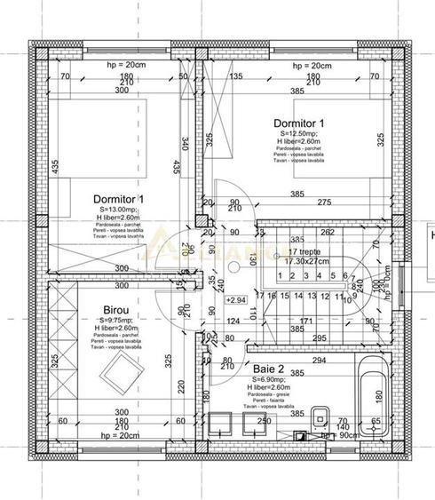 Vila individuala - 4 camere- 2 bai - 300mp teren - 25