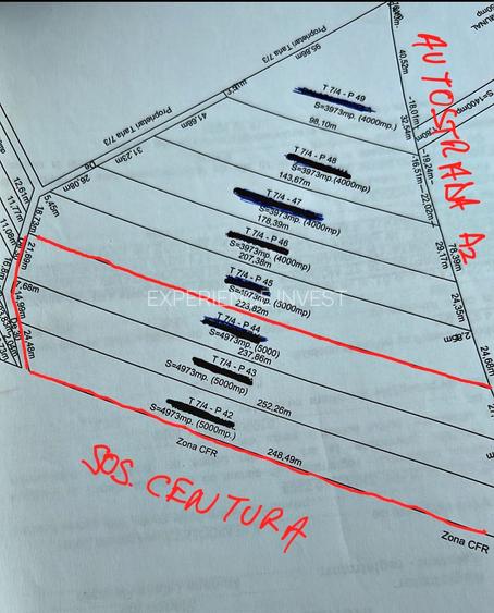 Catelu/ Ilfov/ Teren Autostrada A2 -Pod Centura 15.000 mp - 3
