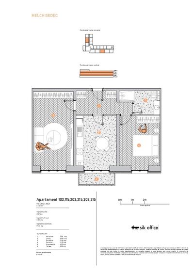 Apartamente 2 Camere Direct de la Dezvoltator / Melchisedec Residence - 3