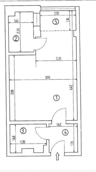 Vanzare garsoniera, zonaTractorul, etaj 1 10, insorita - 2