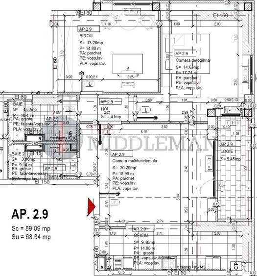 Apartament cu 3 camere langa  Mall Veranda - 3