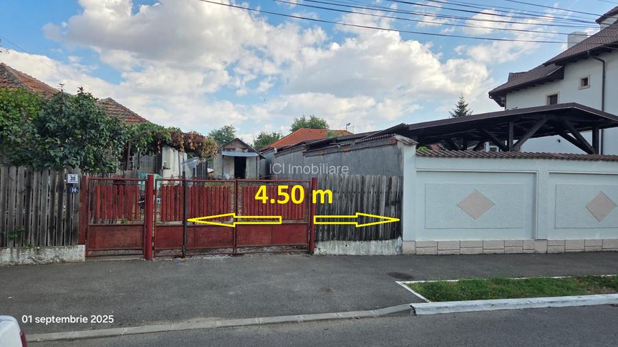 Urziceni str.Plopului 350 mp deschidere 4.5 m - 2