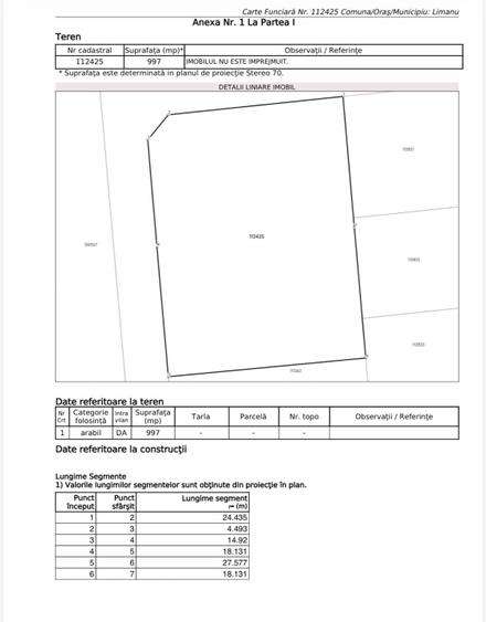 Teren intravilan Vama Veche -250 m de mare  - 4