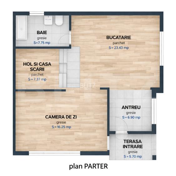 Casă modernă stil industrial, 120 mp utili, zona intrare Baciu - Cluj - 12