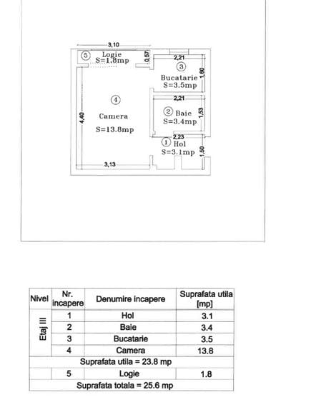 etaj 3 confort 1 Lipovei - 8