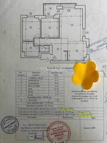 Apartament 3 Camere - Bloc 2009 - Tatarasi - 5