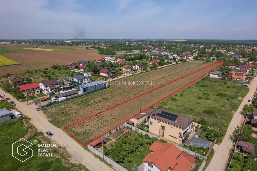 Teren intravilan 8.700 mp, Balotești, str. Margeanului, comision 0% - 3