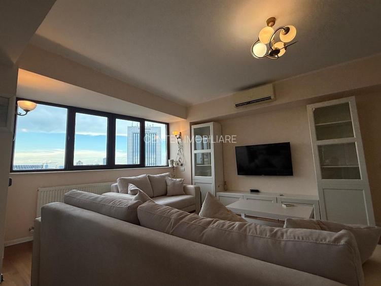 Piața Lahovari, 2 camere deosebit, etaj 10 stil Penthouse,priveliste superba - 7