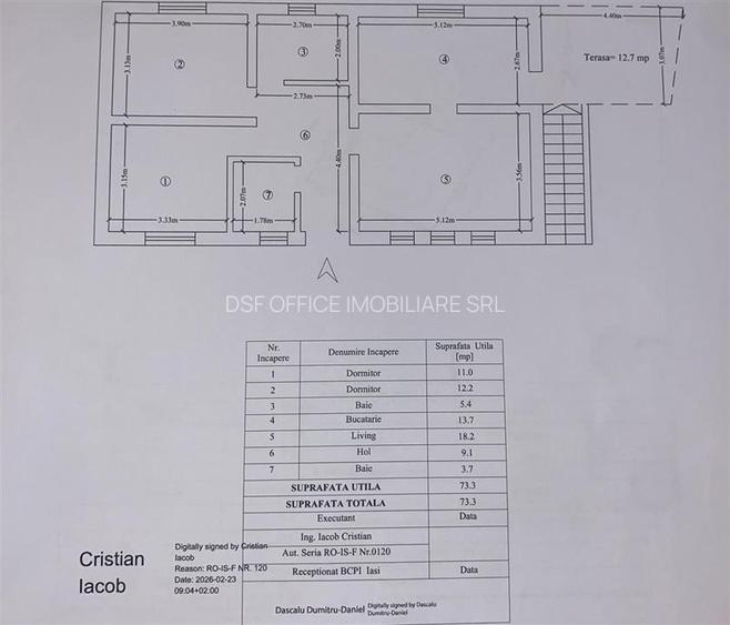 Casa plan Parter 3 camere D, 73mp utili in Visan / COMISON 0 - 15