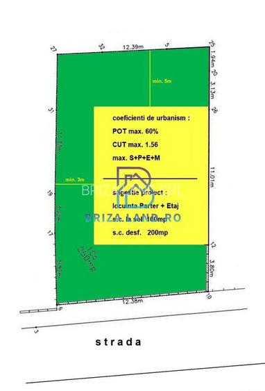 Bucurestii Noi, Laminorului, teren 250mp, d=12.3m, casa demolabila - 5