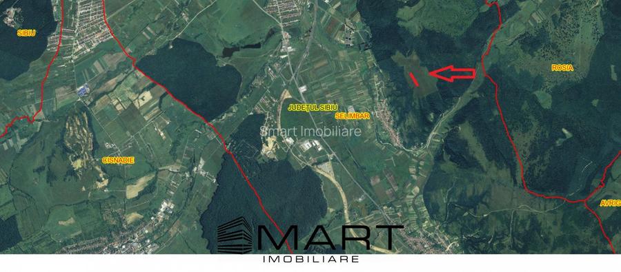 Teren extravilan 1300 mp, zona Selimbar (Mohu) - 3