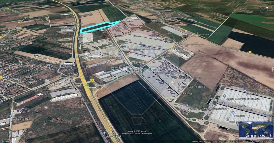 Teren intravilan 93,000mp / Autostrada A1/km 23 - 7