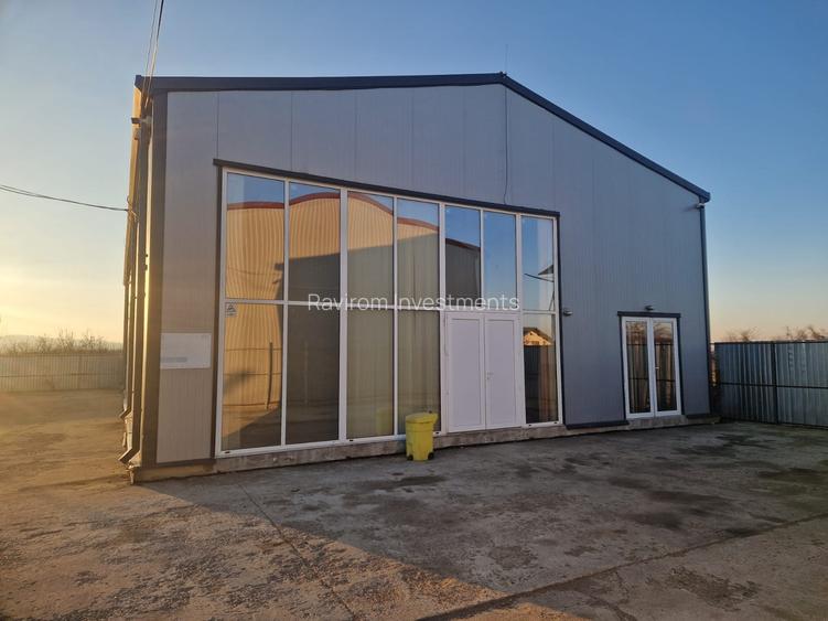 Hala industriala, 300mp, apa canalizare birouri teren 700mp ingradita, acces TIR - 22