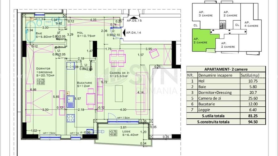 REA1020060 Apartament 3 camere de vanzare Aviatiei - 11