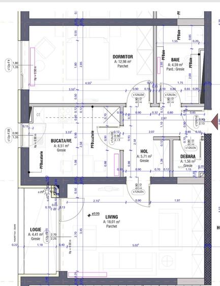 Apartament 2 camere decomandat parter înalt Kasper Coresi - 11