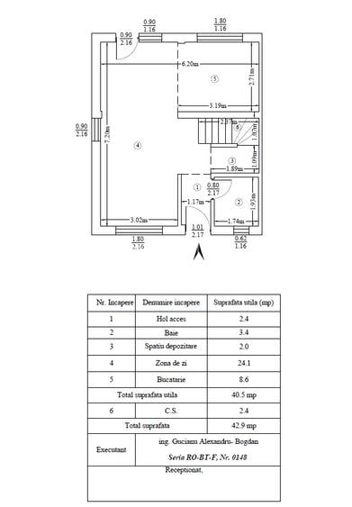 Casa duplex 4 camere 2 bai zona Bucium - 1