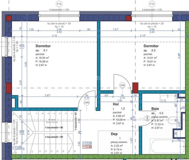 Apartament modern 3 camere 94.5mp pe 2 niveluri, Iris, zona str. Oasului - 10