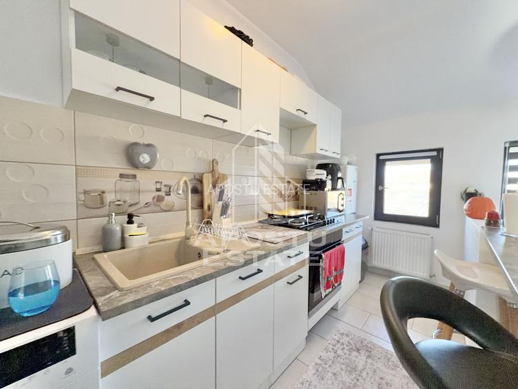 Apartament cu 2 camere complet mobilat si utilat la etajul 1 in Giroc - 11