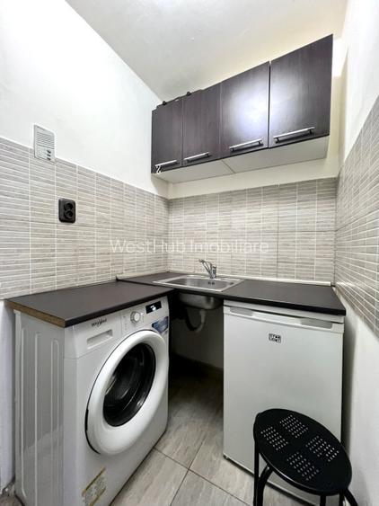Apartament 1 camera, 22 mp utili, mobilat/utilat - zona Buziasului - 5